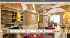 Desktop Screenshot of hotelvillafrancarome.com